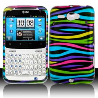 HTC Status Chacha Rainbow Zebra Hard Case Phone Cover  