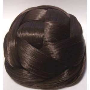 BUBBLE Dome Wiglet Chignon Bun Hairpiece Wig #6 DARK CHESTNUT BROWN by 