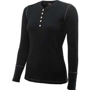  Hot Chillys Womens Waffle Long Sleeve Henley Sports 