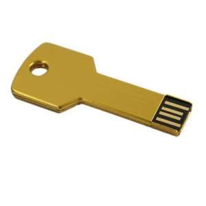  8GB Metal Key USB 2.0 Flash Drive Yellow: Computers 