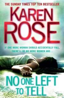 No One Left to Tell Book  Karen Rose HB NEW 0755373944  