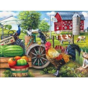    Farm Life 500pc Jigsaw Puzzle by Brooke Faulder: Toys & Games