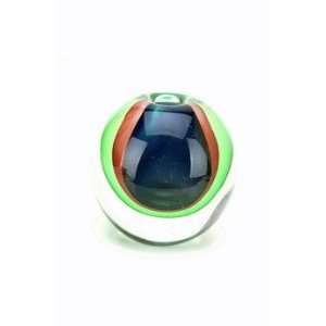   Design Glass Emerald Sommerso Circle Vase E 213 
