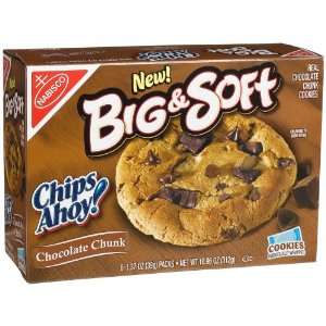 Chips Ahoy Big & Soft Chocolate Chunk Cookies, 8 Count Boxes (Pack of 