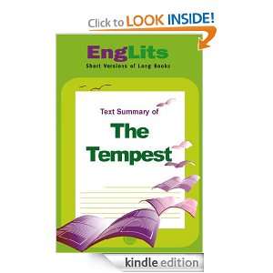 EngLits The Tempest Jack Bernstein  Kindle Store