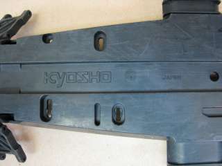 Vintage Kyosho Raider Buggy chassis front arms rc parts  