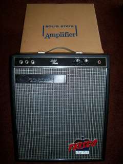 TEISCO DEL REY 1967 68 GUITAR AMP! CHECKMATE CM 16 SOLIDSTATE 