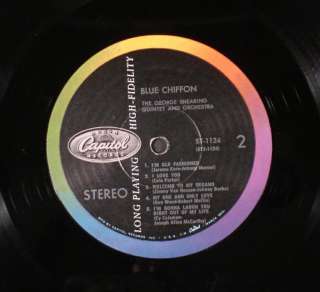 GEORGE SHEARING Blue Chiffon LP ST 1124 Cheesecake  