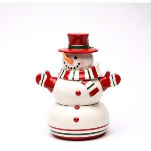  Holiday   Sophisticated Snowman R&G   Snowman Candy Box 