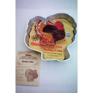 Wilton 1979 Thanksgiving Christmas Turkey Cake Pan with Instructions 