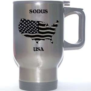  US Flag   Sodus, New York (NY) Stainless Steel Mug 