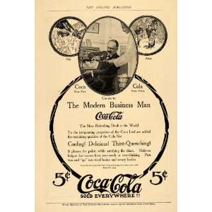  1907 Ad Modern Business Man Coca Cola Soda Peru Africa 
