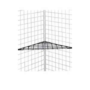  Black Triangle Grid Shelf Case Pack 2   368574: Patio 