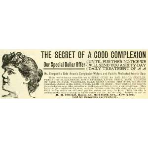   Complexion Soap Skin Care   Original Print Ad