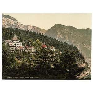   and Hotel Sonnenberg, Lake Lucerne, Switzerland