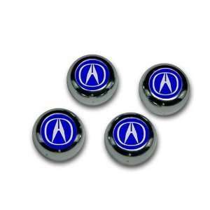  Acura Blue Chrome ABS Snap Caps Automotive