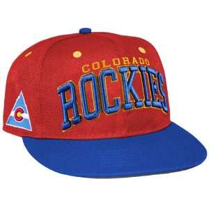   Rockies Super Star Scarlet/Royal Snapback Hat
