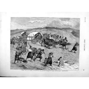   Russian Soldiers War Bulgarian Peasants Circassian