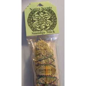   Pinon and Sage   9 Inch Smudge Stick   Native Scents Beauty