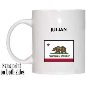    US State Flag   JULIAN, California (CA) Mug 