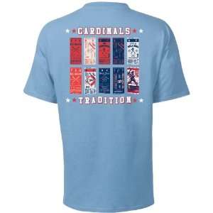   Louis Cardinals MLB Majestic Ticket History T Shirt