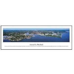  Annapolis, Maryland   Aerial City   Panoramic Print 