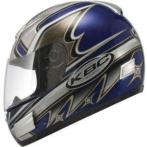  KBC TK 8 Slick Helmet   X Small/Blue/Silver Automotive