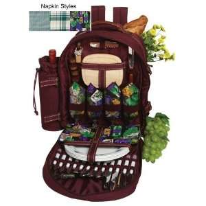  Classic Super Deluxe Picnic Backpack for 4 Sports 