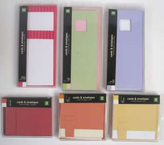   Memories CARDS ENVELOPES Cardmaking 6 Designs Sizes Colors  