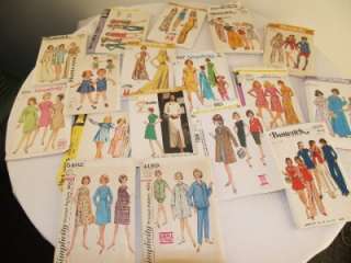 VINTAGE MIXED LOT OF 18 TEEN AND CHILD SEWING PATTERNS  