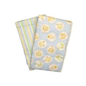  Cuddle Baby Sleepy Time Boys Flannel Fitted Sheets   2 pack Baby