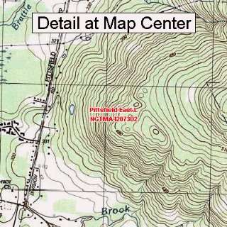  USGS Topographic Quadrangle Map   Pittsfield East L 