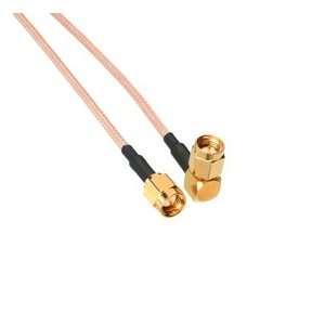  RG188 50 Ohm High Temp Teflon Coaxial Cable   SMA Male to 
