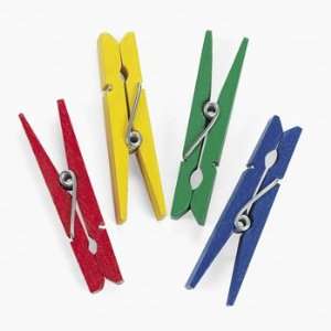 Bright Colored Clothespins   Art & Craft Supplies & Embellishments