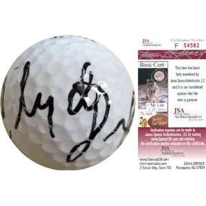  Clyde Drexler Autographed/Hand Signed Golf Ball (JSA 