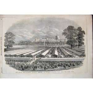  Windsor View Agricultural Show Castle 1851 Sketch