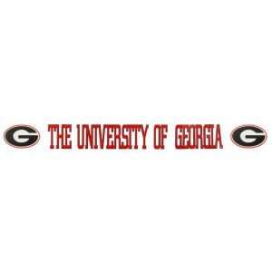 Georgia Bulldogs Holographic Decal 