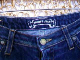   Womens Dark Distressed Wash Silver Wing BARDOT Jeans sz 29  