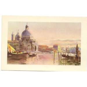   Vintage Postcard Chiesa della Salute Venice Italy 