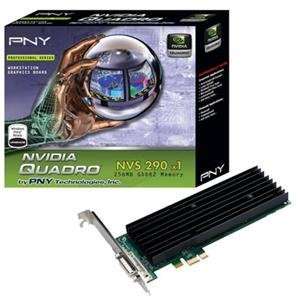 PNY Technologies, Quadro NVS290 256MB PCIe x1 (Catalog Category Video 