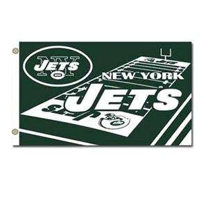  New York Jets NFL Field Design 3x5 Banner Flag by Fremont 