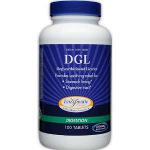 DGL 100 Chew (Deglycyrrhizinated Licorice, Vegetarian)   Enzymatic 