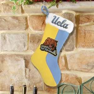  UCLA Bruins True Blue Gold Plush Stocking: Sports 