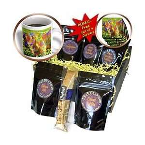 Florene Cubeism Art   Colorful Cow   Coffee Gift Baskets   Coffee Gift 