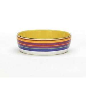 Kate Ward Thacker Rainbow Stripe Cat Dish 5
