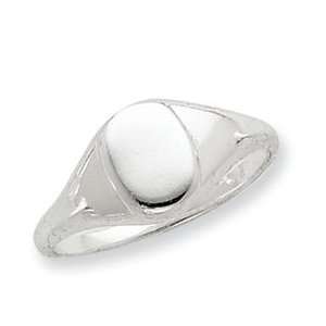  Sterling Silver Signet Ring Size 8 Jewelry