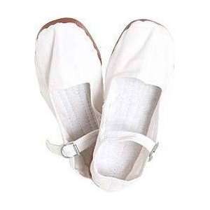 Womens Cotton Chinese Mary Jane Shoes (WHITE), Size 38 EUR / 7, 7.5 