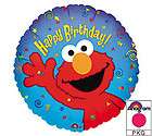 Waving Elmo Happy Birthday Colorful 18 Mylar Foil Balloon Sesame 