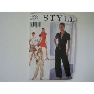    Style Pattern 2792 Ladies Jumpsuit and Dress Style Pattern Books