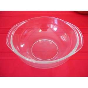  Vintage Rounded Baking Dish (Clear( 